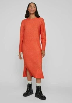 Vila Tall- Gebreide Jurk - Tigerlily