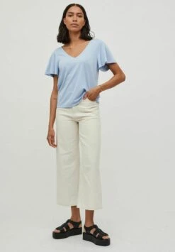 Vila Short Sleeve - T-Shirt Basic - Kentucky Blue -Vila d660ad902094491685d34873342c5add