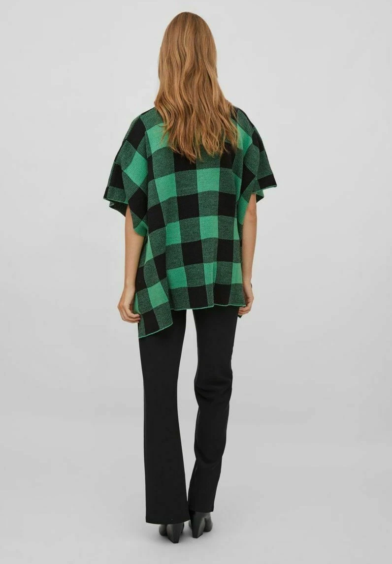 Vila High Neck Karo - Poncho - Kelly Green 5 Vila High Neck Karo - Poncho - Kelly Green - Afbeelding 3