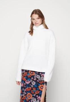 Vilajuli Rollneck Noos - Trui - White Alyssum