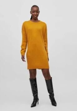 Vila Langärmeliges - Gebreide Jurk - Chai Tea