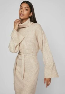 Vila Vimalina Rollneck - Gebreide Jurk - Natural Melange 12 Vila Vimalina Rollneck - Gebreide Jurk - Natural Melange -Vila de78d67eea5b4ea997cdc76dbfbbc12b
