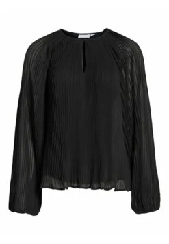 Vila Langarm Plissiertes - Blouse - Black 14 Vila Langarm Plissiertes - Blouse - Black -Vila deab041cd0b440048fad6e57cfb1fc5e