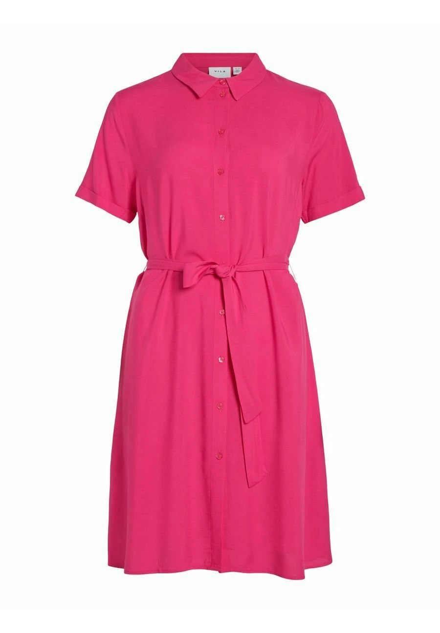 Vila Vipaya Noos - Blousejurk - Pink Yarrow 8 Vila Vipaya Noos - Blousejurk - Pink Yarrow - Afbeelding 6