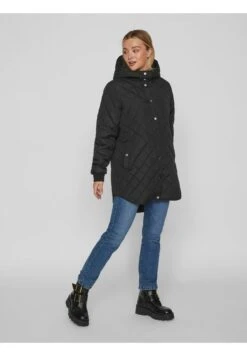 Vila Gesteppter - Winterjas - Black -Vila e2bf4c9add474630a35fdb803ab585c8