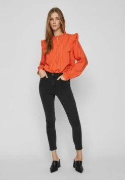 Vila Rüschen - Overhemdblouse - Tigerlily 10 Vila Rüschen - Overhemdblouse - Tigerlily -Vila e2f1c43e92ed4663813e80654dfeb61c
