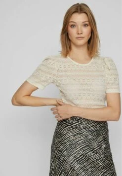 Vila Vichikka Puff O Neck - Blouse - Birch -Vila e31d5c40ea574126bc7695e97d273c7c