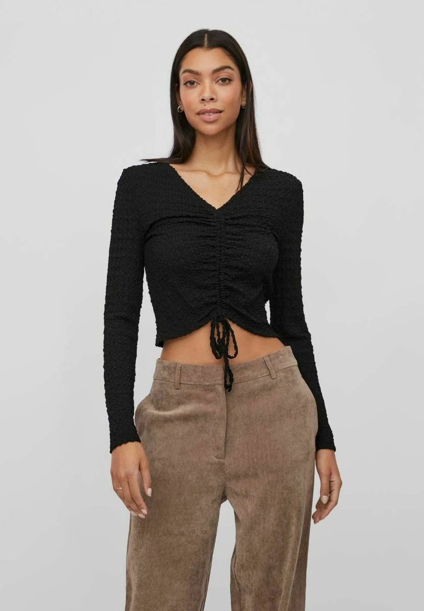 Vila Kordelzug - Longsleeve - Black 3 Vila Kordelzug - Longsleeve - Black