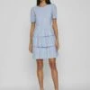 Vila Gestuftes - Jurk - Kentucky Blue 2 Vila Gestuftes - Jurk - Kentucky Blue -Vila e4a20b6a9d1b49d88a1c319b6b15eb11