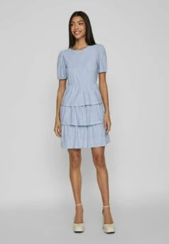 Vila Gestuftes - Jurk - Kentucky Blue