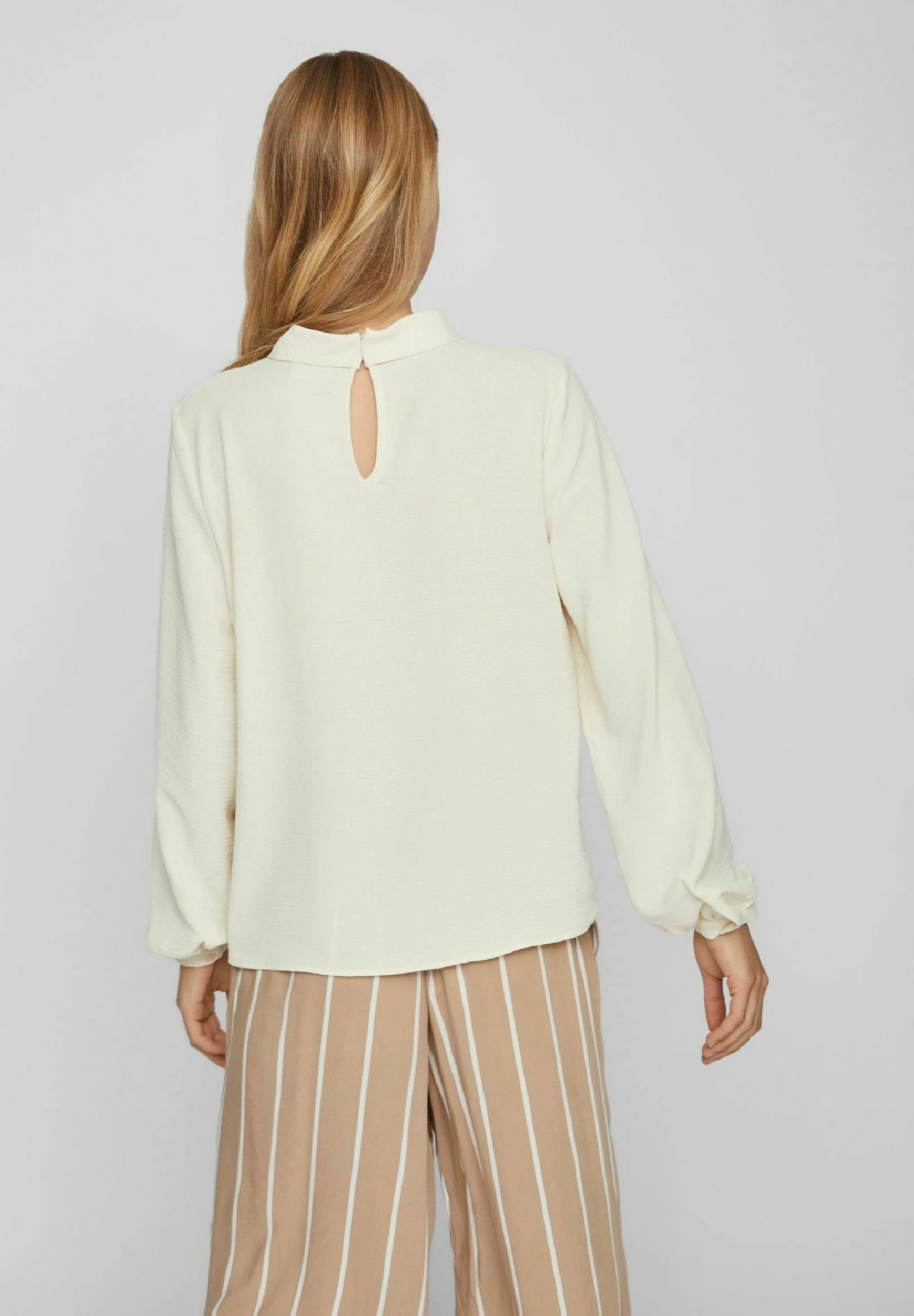 Vila Mit Langen Ärmeln - Blouse - Birch 4 Vila Mit Langen Ärmeln - Blouse - Birch - Afbeelding 3