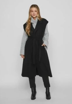 Vila Lange Gürtel - Bodywarmer - Black