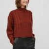 Vila High Neck - Trui - Fired Brick 2 Vila High Neck - Trui - Fired Brick -Vila e84da945a4a74db39c3ce3adacf84328