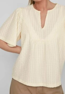 Vila Mit V-Ausschnitt Kurzärmeliges - T-Shirt Print - Birch 13 Vila Mit V-Ausschnitt Kurzärmeliges - T-Shirt Print - Birch -Vila e8fd84d598d64c1f8042057729b82db9