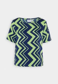 Vila Vihula O-Neck - Blouse - Mazarine/Jade Lime 11 Vila Vihula O-Neck - Blouse - Mazarine/Jade Lime -Vila e9c90fb5660242ad927b3cdf8f5941df