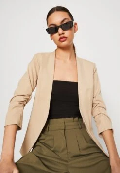 Vila Viher 3/4 New - Blazer - Savanna Tan 11 Vila Viher 3/4 New - Blazer - Savanna Tan -Vila ea01c350919740c7b2d0ea177d52722d