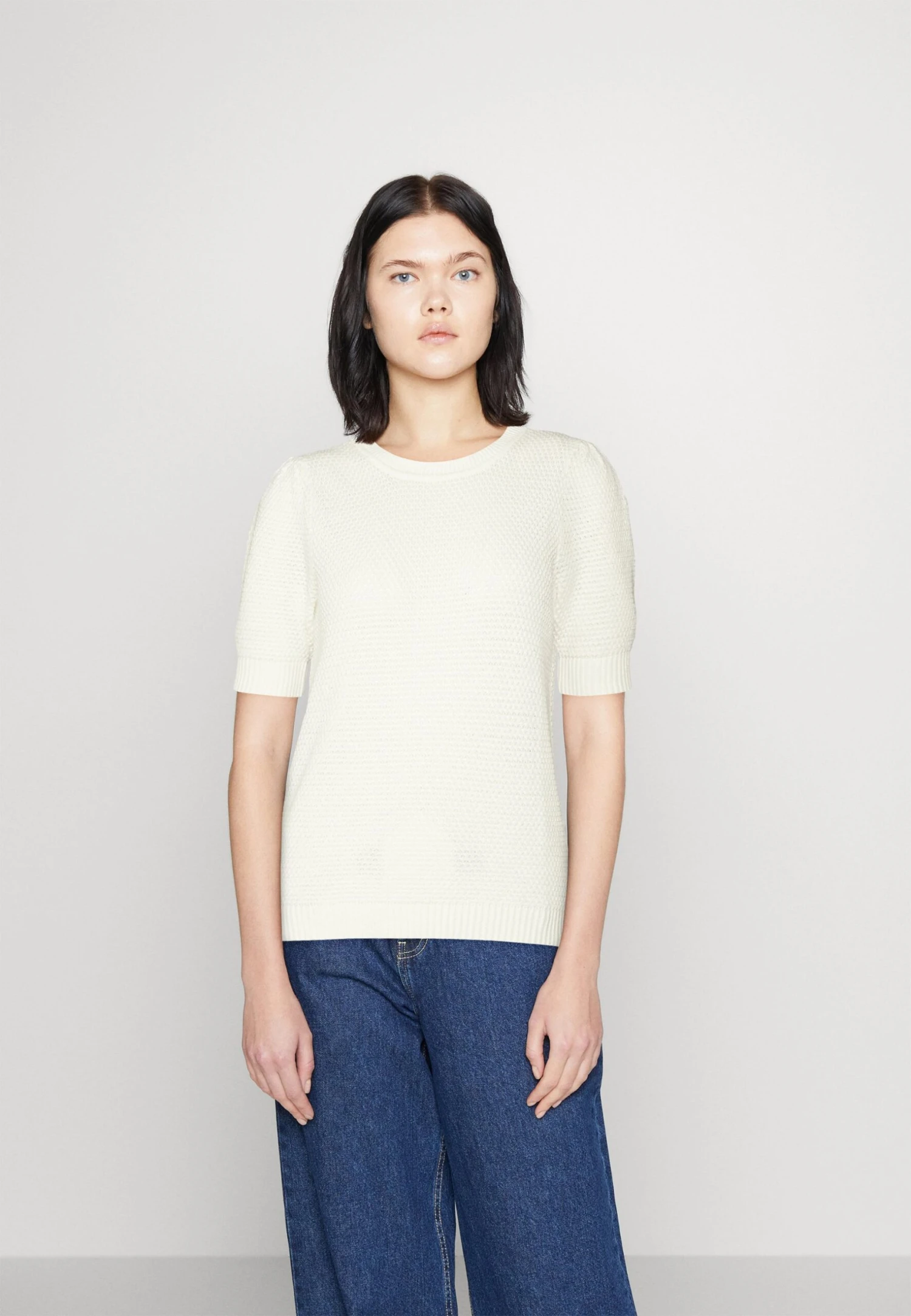 Vila Vidalo O Neck - T-Shirt Print - White Alyssum 3 Vila Vidalo O Neck - T-Shirt Print - White Alyssum