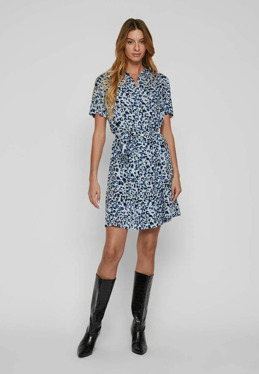 Vila Vipaya Noos - Blousejurk - Kentucky Blue 4 Vila Vipaya Noos - Blousejurk - Kentucky Blue - Afbeelding 2