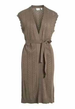 Vila VishelleyS/L Noos - Vest - Walnut -Vila ed226c91b0744278aeb2f2939d92a344