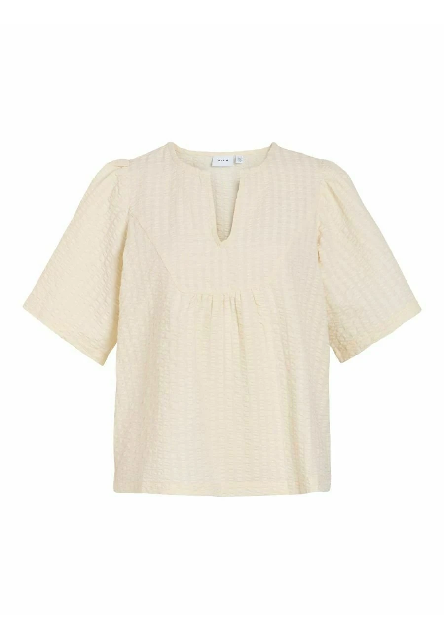 Vila Mit V-Ausschnitt Kurzärmeliges - T-Shirt Print - Birch 8 Vila Mit V-Ausschnitt Kurzärmeliges - T-Shirt Print - Birch - Afbeelding 6