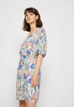 Vila Viluna 2/4 V-Neck Dress - Jurk - Cloud Dancer -Vila ee84650eb65f497e91d485d39d014e4a