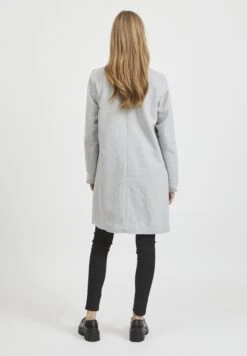 Vila Vileovita Coat - Mantel - Light Grey Melange 11 Vila Vileovita Coat - Mantel - Light Grey Melange -Vila eec5d0626c19488a82266625086f73fb