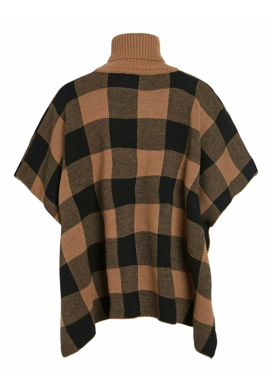 Vila High Neck Karo - Poncho - Toasted Coconut 8 Vila High Neck Karo - Poncho - Toasted Coconut - Afbeelding 6