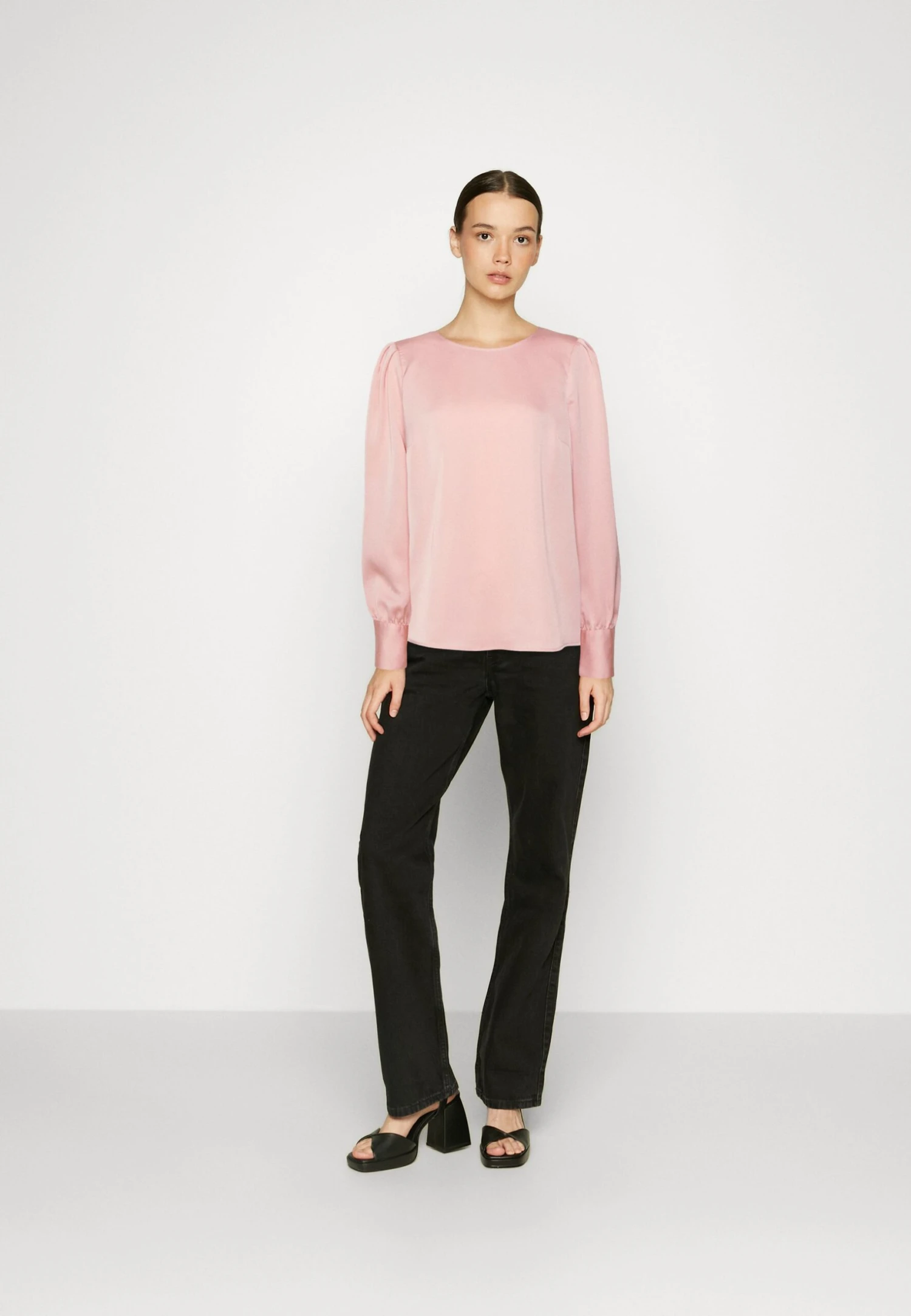 Vila Viellette O Neck - Longsleeve - Silver Pink 4 Vila Viellette O Neck - Longsleeve - Silver Pink - Afbeelding 2