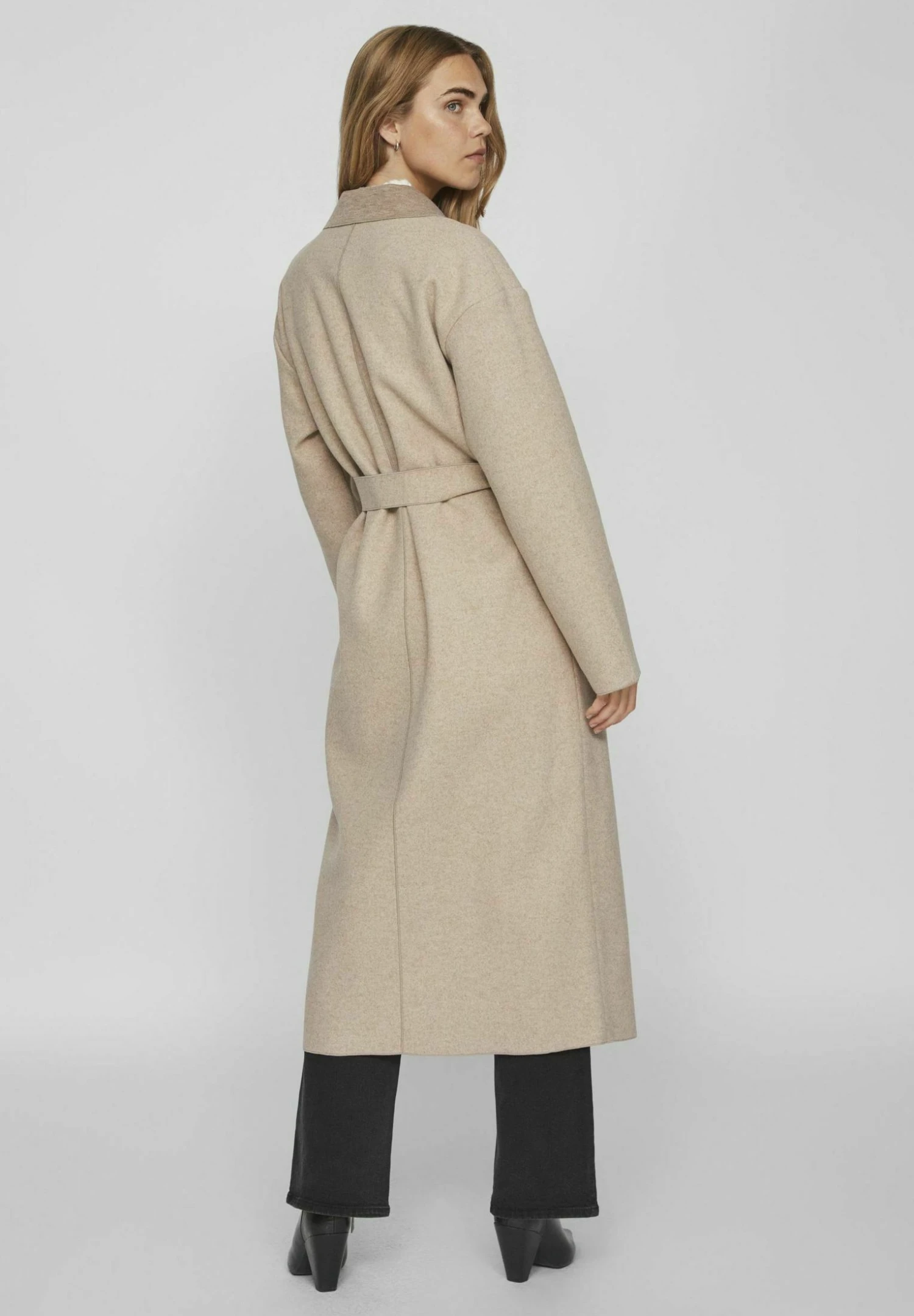 Vila Gebundener Longline - Trenchcoat - Brown Lentil 5 Vila Gebundener Longline - Trenchcoat - Brown Lentil - Afbeelding 3
