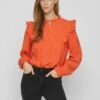 Vila Rüschen - Overhemdblouse - Tigerlily 1 Vila Rüschen - Overhemdblouse - Tigerlily -Vila f24f3889b42f40b3aaa6ea8ce9fc996d