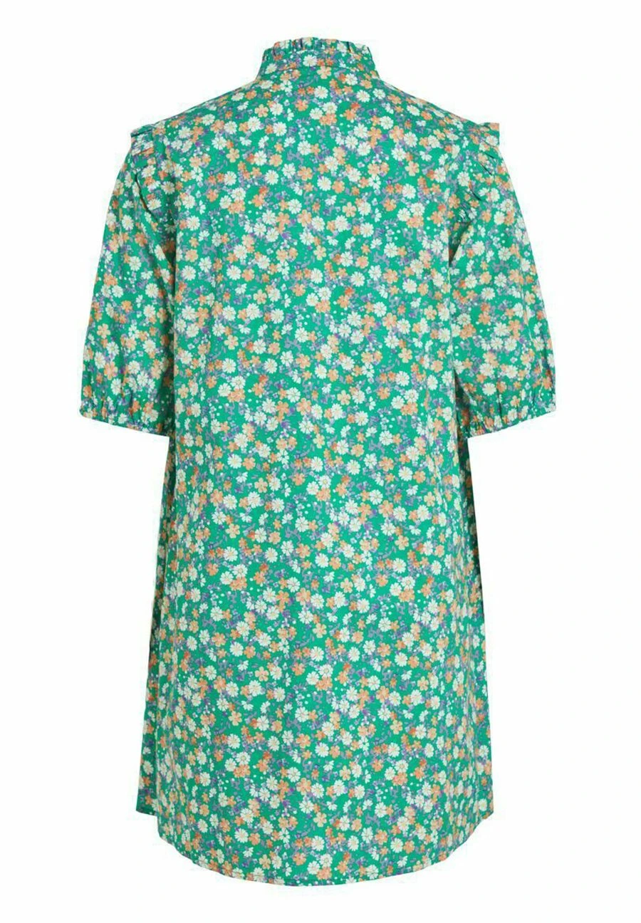 Vila Mit Kurzen ÃRmeln- Jurk - Jelly Bean 8 Vila Mit Kurzen ÃRmeln- Jurk - Jelly Bean - Afbeelding 6