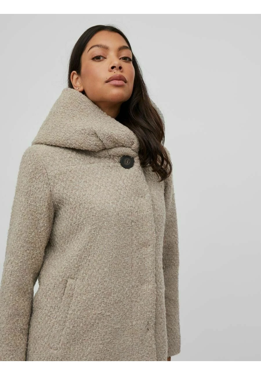 Vila Halflange Jas - Natural Melange 5 Vila Halflange Jas - Natural Melange - Afbeelding 3