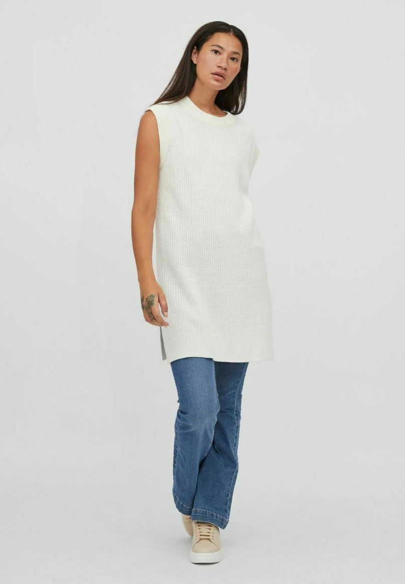 Vila T-Shirt Basic - White Alyssum 4 Vila T-Shirt Basic - White Alyssum - Afbeelding 2