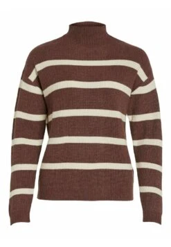 Vila Gestreifter - Trui - Shaved Chocolate