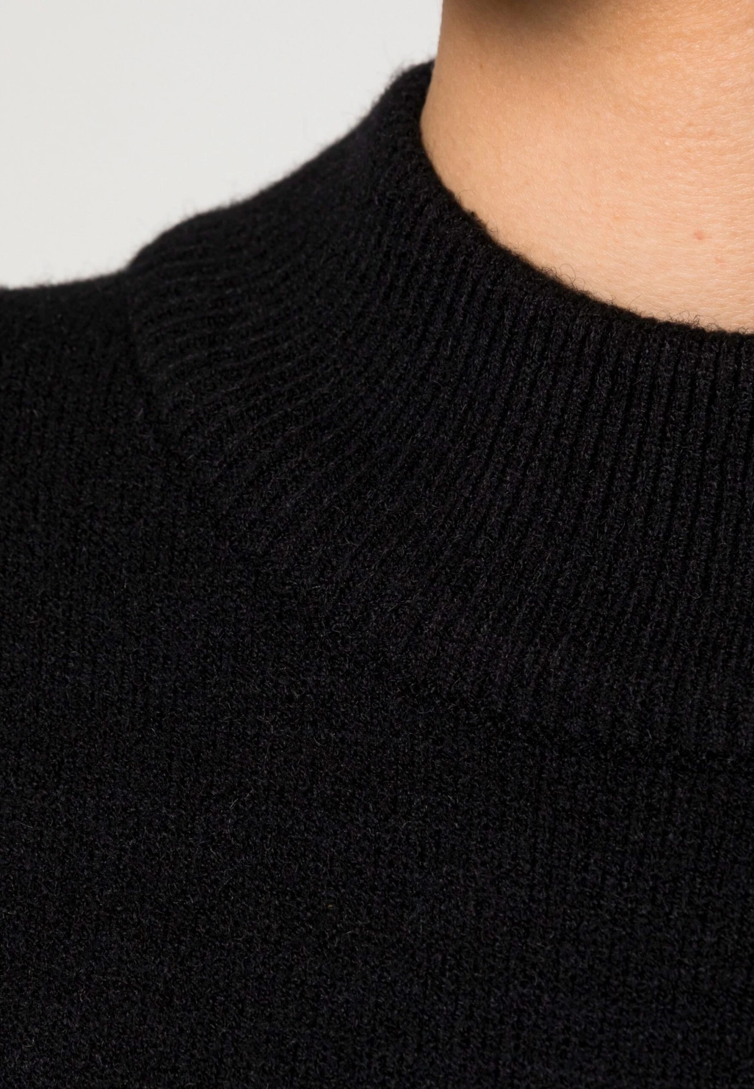 Vila Viril Crew Neck L/S Noos - Gebreide Jurk - Black 7 Vila Viril Crew Neck L/S Noos - Gebreide Jurk - Black - Afbeelding 5