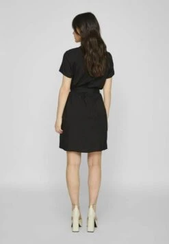 Vila Kurzärmeliges - Blousejurk - Black 10 Vila Kurzärmeliges - Blousejurk - Black -Vila f70dd43be3b240f5a0607a07dc116633
