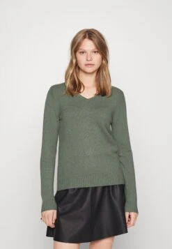 Vila Viril V-Neck L/S-Noos - Trui - Laurel Wreath 9 Vila Viril V-Neck L/S-Noos - Trui - Laurel Wreath -Vila f76baac992dc4c259f6c0ad1b07debd2