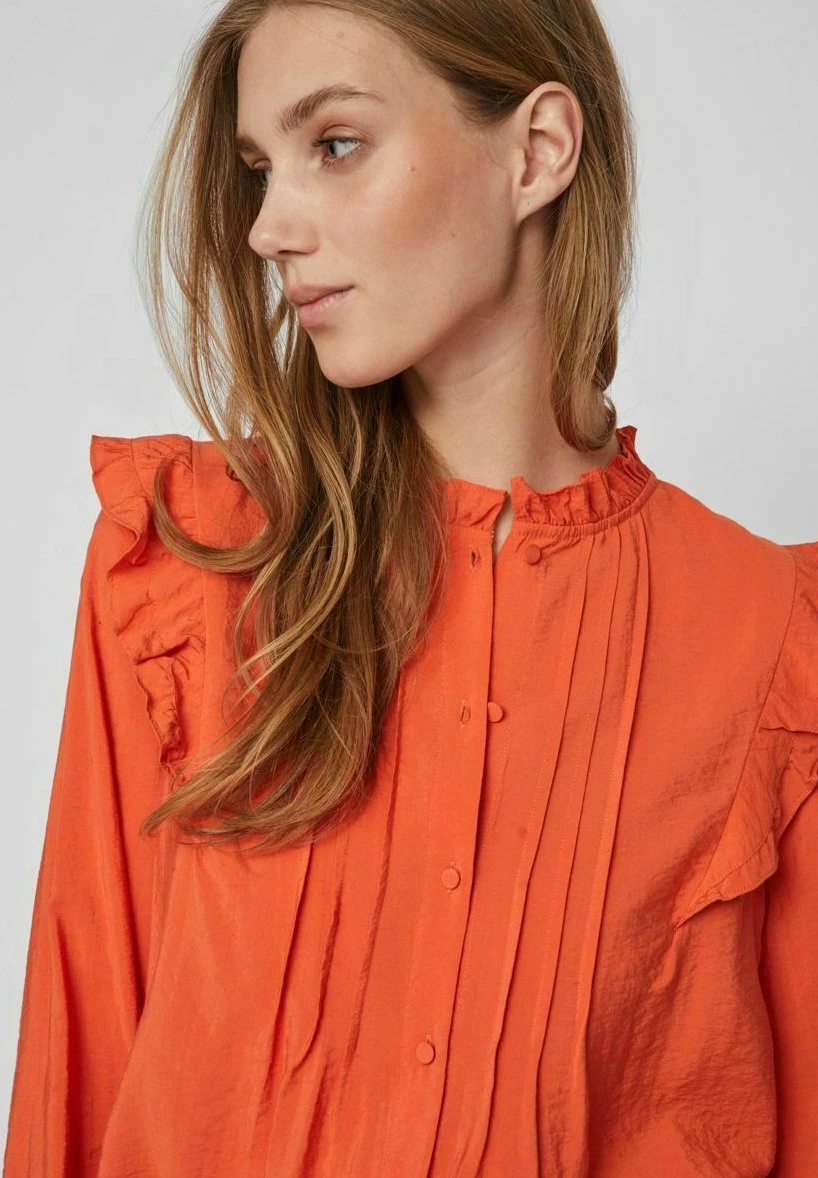 Vila Rüschen - Overhemdblouse - Tigerlily 7 Vila Rüschen - Overhemdblouse - Tigerlily - Afbeelding 5