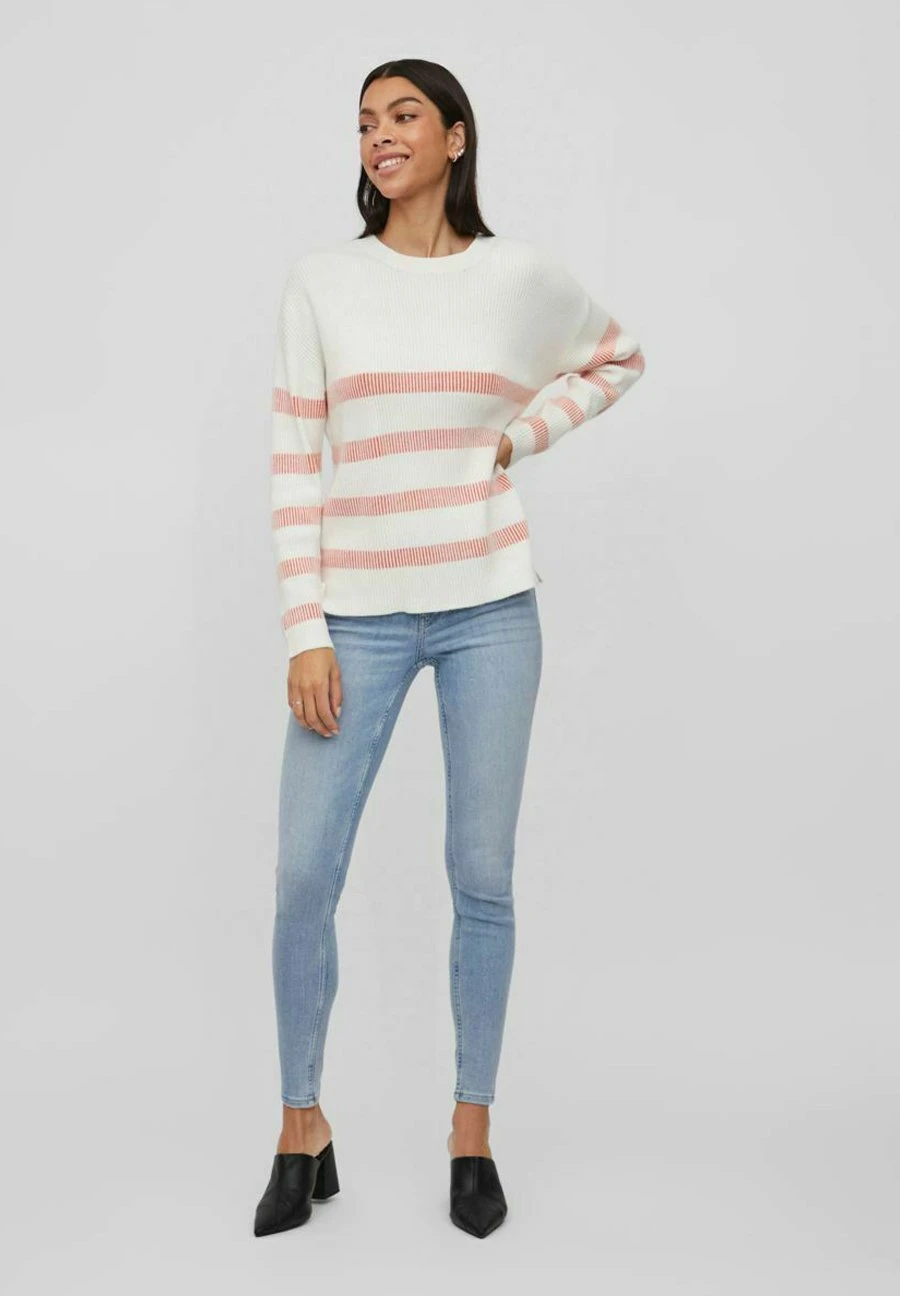 Vila Viril Noos - Trui - White Alyssum 4 Vila Viril Noos - Trui - White Alyssum - Afbeelding 2