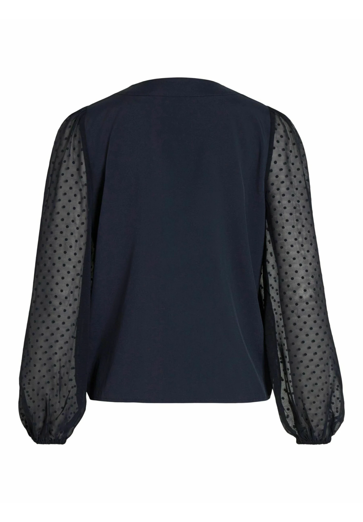 Vila Mit V Ausschnitt Langärmeliges - Blouse - Navy Blazer 9 Vila Mit V Ausschnitt Langärmeliges - Blouse - Navy Blazer - Afbeelding 7
