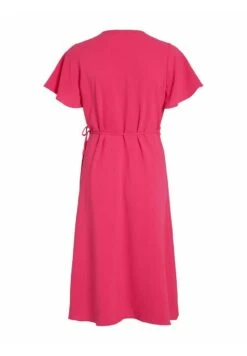 Vila Vilovie S/S Wrap Midi /Su - Noos - Jurk - Pink Yarrow 5 Vila Vilovie S/S Wrap Midi /Su - Noos - Jurk - Pink Yarrow -Vila f8d5c09a95b44a4eab46bd22544d791e