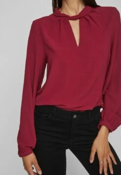 Vila Mit Langen Ärmeln - Blouse - Beet Red 12 Vila Mit Langen Ärmeln - Blouse - Beet Red -Vila f9a63ad104a0404ba71f48627182eb3e