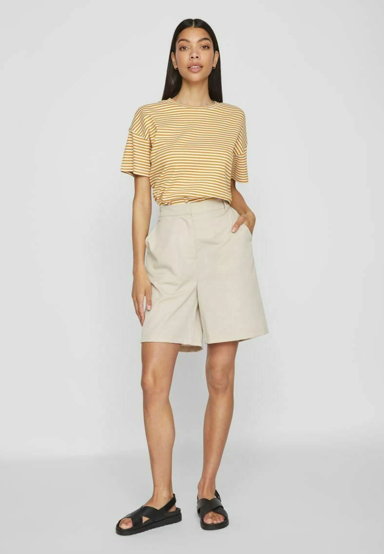 Vila Mit Kurzen Ärmeln Gestreiftes - T-Shirt Print - Arrowwood 4 Vila Mit Kurzen Ärmeln Gestreiftes - T-Shirt Print - Arrowwood - Afbeelding 2