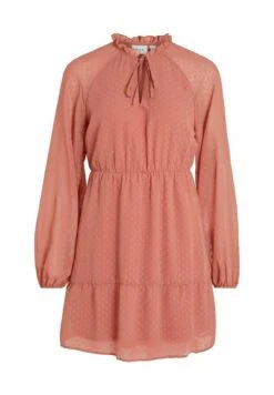 Vila Mit Langen Ärmeln Gepunktetes - Jurk - Brick Dust 12 Vila Mit Langen Ärmeln Gepunktetes - Jurk - Brick Dust -Vila fb2445f527324867b18eef92c03b1b17