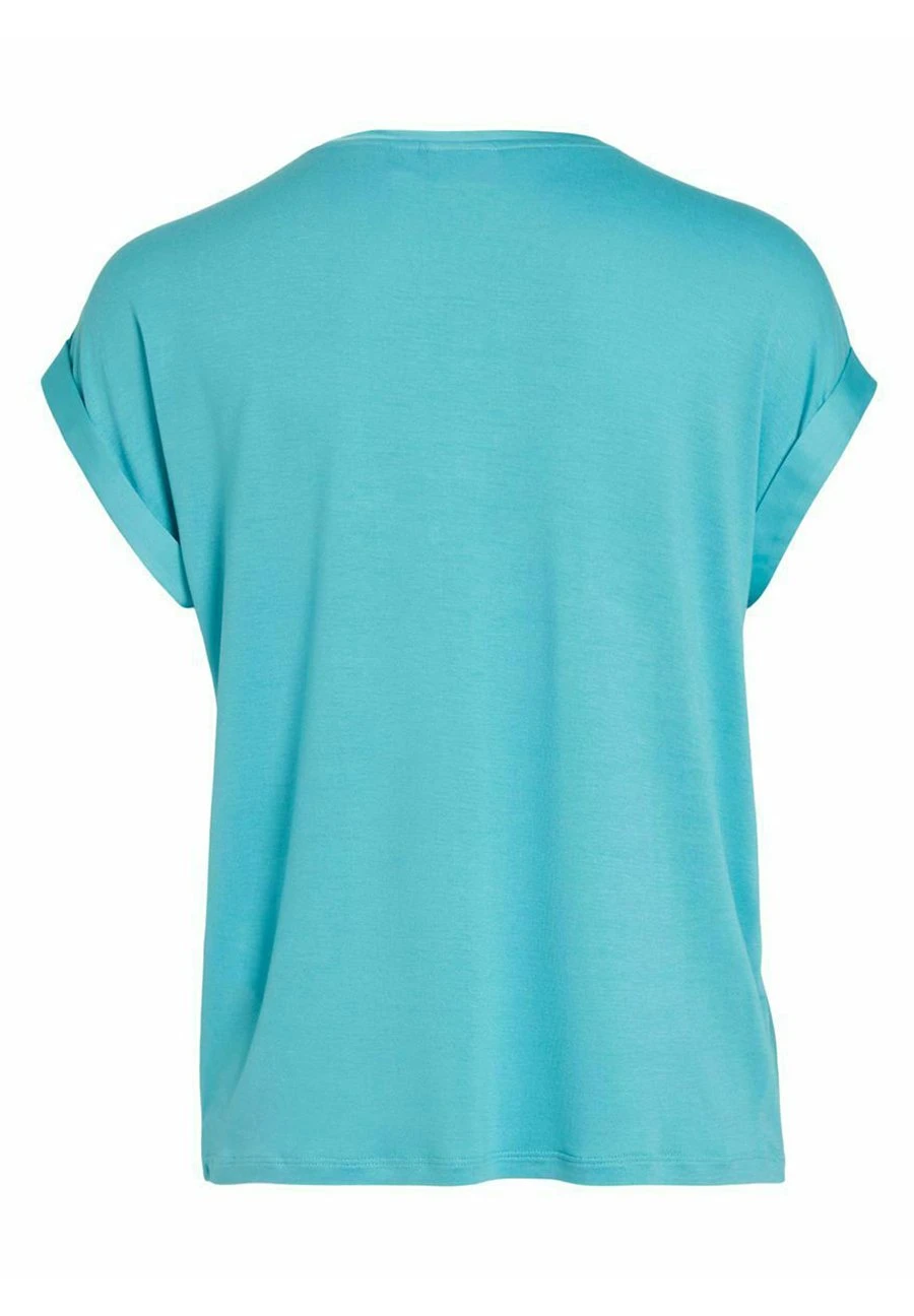 Vila Mit Kurzen Ärmeln Glänzendes - Blouse - Capri 8 Vila Mit Kurzen Ärmeln Glänzendes - Blouse - Capri - Afbeelding 6