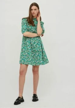 Vila Mit Kurzen ÃRmeln- Jurk - Jelly Bean