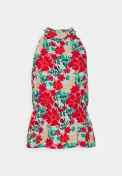 Vila Vimaya Halter Neck - Top - Cascade Aop Red Flowers 12 Vila Vimaya Halter Neck - Top - Cascade Aop Red Flowers -Vila fe510f0dda72409bb585068bbeae36f0