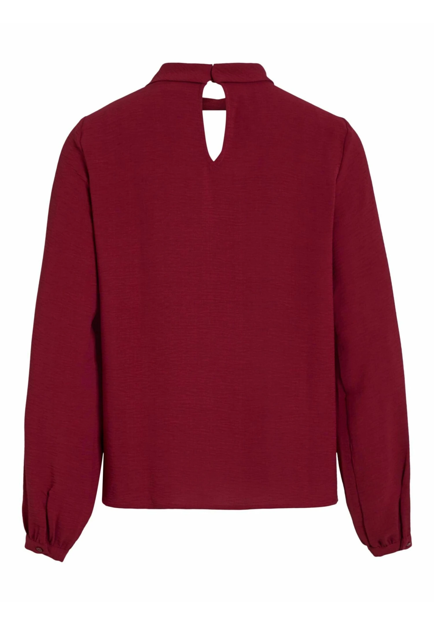 Vila Mit Langen Ärmeln - Blouse - Beet Red 9 Vila Mit Langen Ärmeln - Blouse - Beet Red - Afbeelding 7